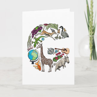 Anmerkungskarte des Monogramms "G"