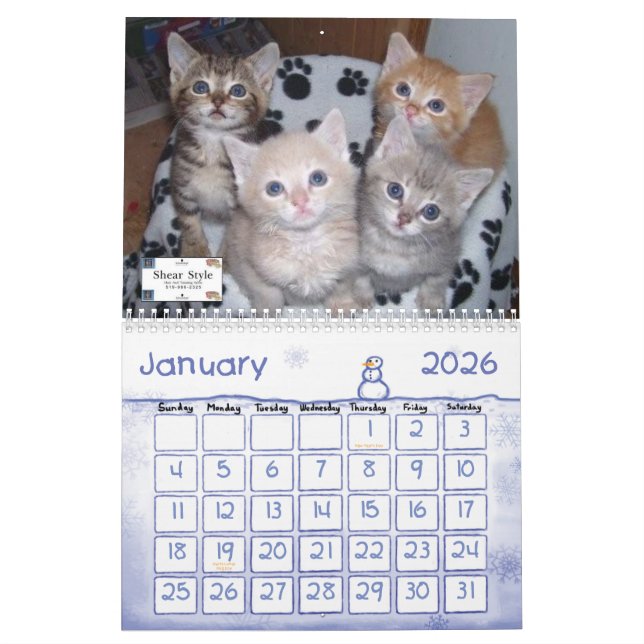 ANML-RESQ KALENDER (Jan 2026)