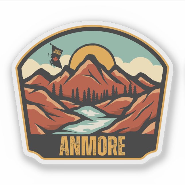 Anmore, British Columbia Aufkleber (Vorderseite)