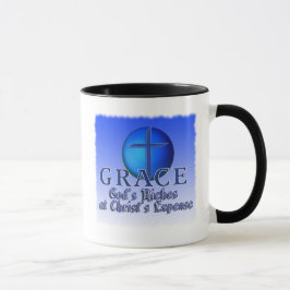 ANMUT-AKRONYM - DER REICHTUM DES GOTTES AN TASSE