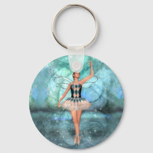 Anmut-Fee-Ballerina Schlüsselanhänger