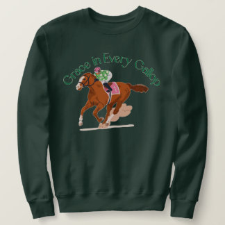 Anmut in jedem Galopp Pferd für Männer und Frauen  Sweatshirt
