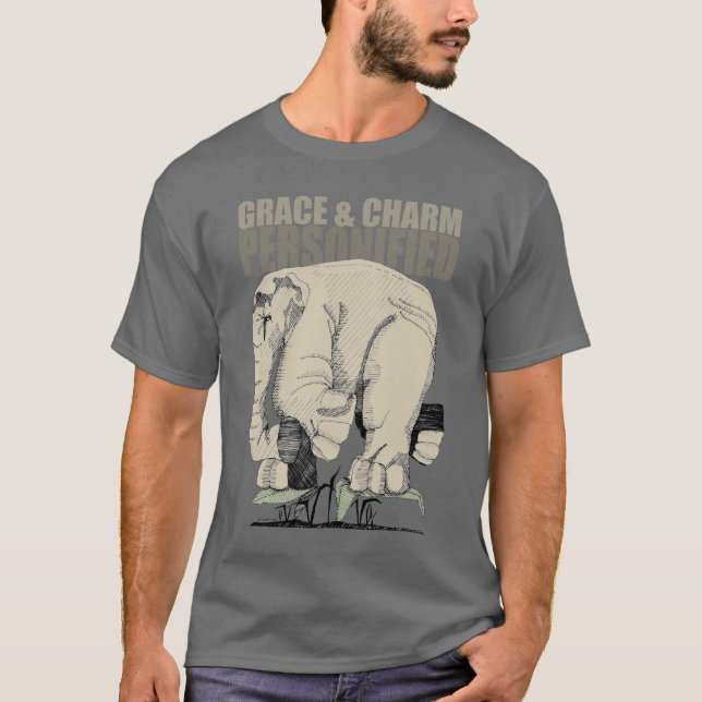 Anmut u. Gleichgewicht verkörpert T-Shirt (Vorderseite)