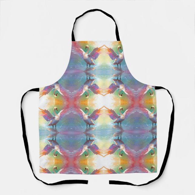 Anmut über einen ruhigen Teich schwingen Schürze (Vorderseite)