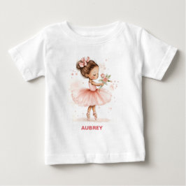 Anmutige kleine Ballerina Baby T-shirt