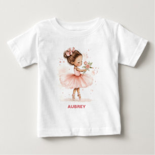 Anmutige kleine Ballerina Baby T-shirt