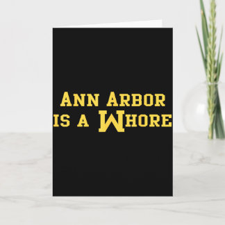 Ann Arbor ist ein lustiger Sarkasmus Spruch  Karte