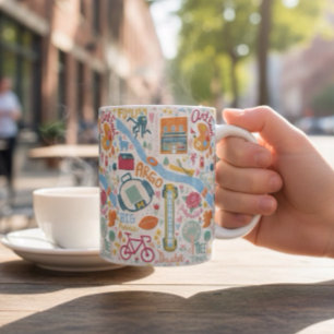 Ann Arbor Michigan Favorite Things Kaffeetasse