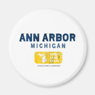 Ann Arbor Michigan großer See-Staat Magnet