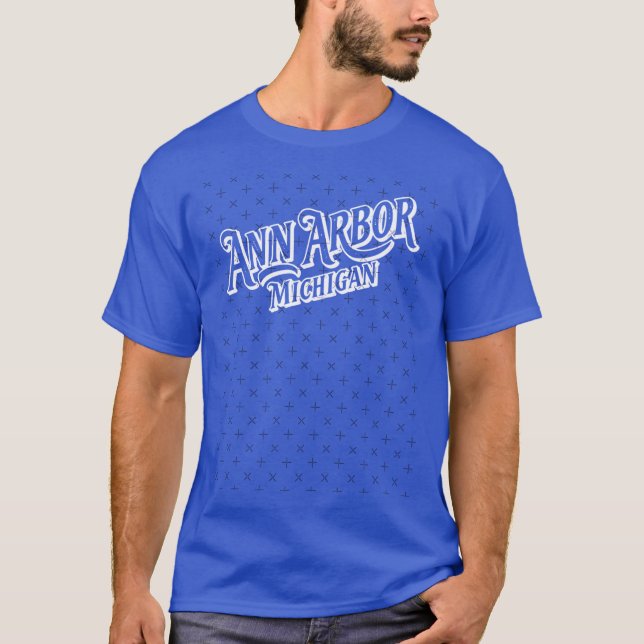 Ann Arbor Michigan Oversized T-Shirt (Vorderseite)