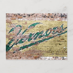 Ann Arbor Michigan Vernor's Backsteinmauer Vintage Postkarte