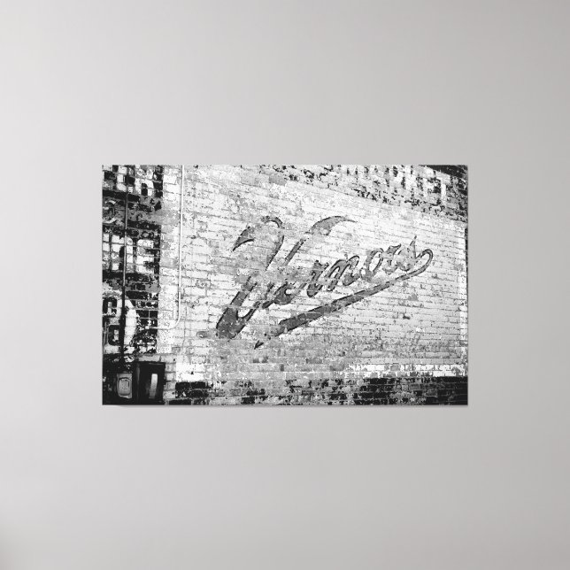 Ann Arbor Michigan Vernors Old Brick Wall Leinwanddruck (Vorderseite)