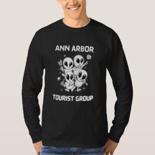 Ann Arbor Native Pride Alien Funny Staat Tourist S T-Shirt