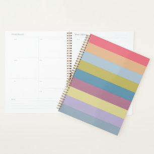 Ann Arbor Pastel Chalk Streifen Planer