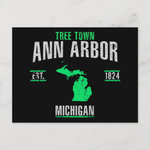 Ann Arbor Postkarte