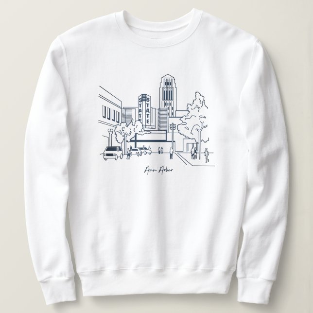 Ann Arbor Sweatshirt (Design vorne)