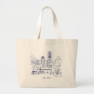 Ann Arbor Tote Bag Jumbo Stoffbeutel