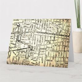 Ann Arbor, Vintage Karte MI