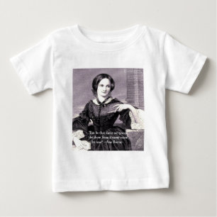 Ann Bronte "Rose Thorn" Weisheit Zitate & Cards Baby T-shirt