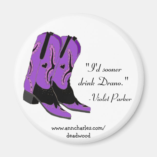Ann Charles Deadwood Magnete Violet Parker Quotes (Vorne)