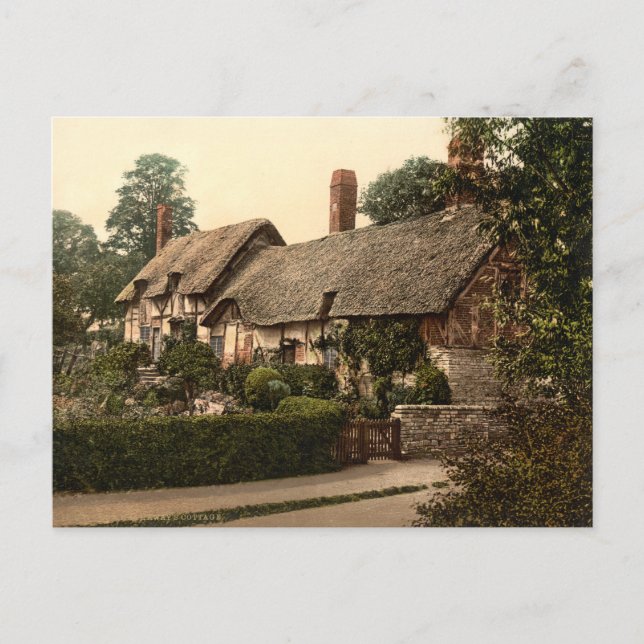 Ann Hathaway's Hütte, Stratford-on-Avon, England Postkarte (Vorderseite)