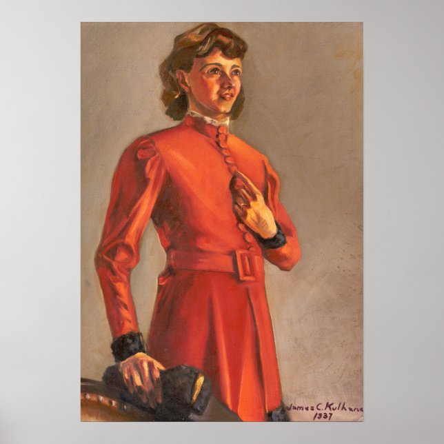 Ann Kulhanek Becka - Portrait von Kulhanek Poster (Vorne)