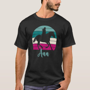 Ann Name Equestrian Ann Horse Girl T-Shirt