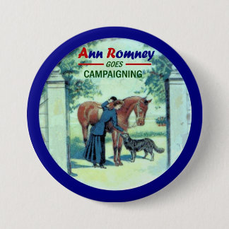 Ann Romney geht zu kämpfen Button