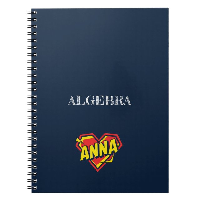Anna Blue Notizblock (Vorderseite)
