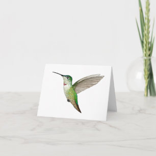 Anna-Frau Hummingbird Karte