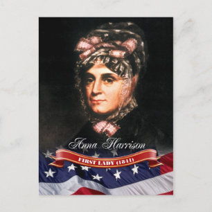 Anna Harrison, First Lady aus den USA Postkarte