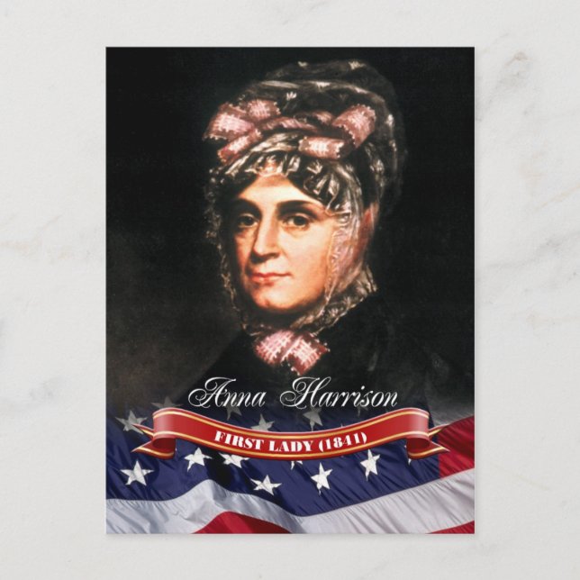 Anna Harrison, First Lady aus den USA Postkarte (Vorderseite)