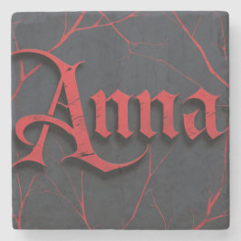 Anna In Gothic Steinuntersetzer