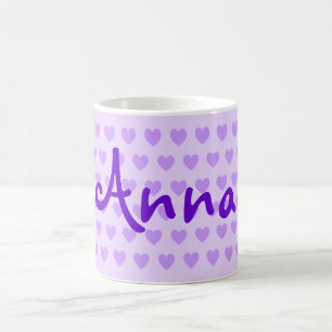 Anna in Lila Kaffeetasse
