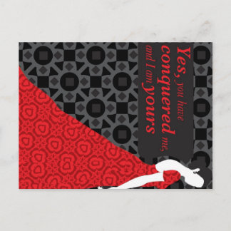 Anna Karenina Geschenk mit Zitat aus dem Roman Postkarte