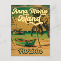 Anna Maria Insel Florida Beach Retro Souvenir 60er