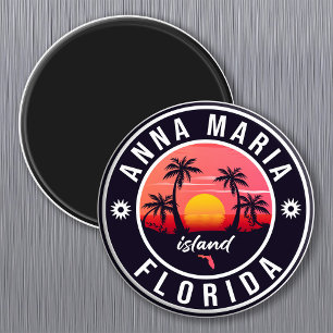 Anna Maria Insel Florida Beach Retro Souvenir Magnet
