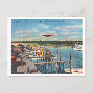 Anna Maria Island Florida alte Docks Postkarte