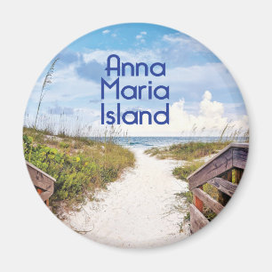 Anna Maria Island Florida Beach Eingang Foto Magnet