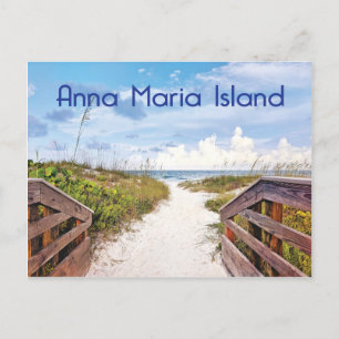 Anna Maria Island Florida Bradenton Beach Foto Postkarte