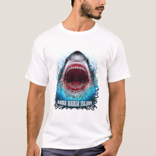 Anna Maria Island Florida Urlaub Great White Sha T-Shirt