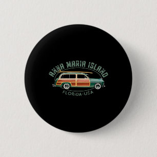 Anna Maria Island Florida Vintage-Surfen Button