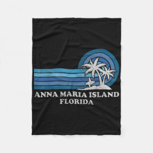 Anna Maria Island Florida Vintager Familienurlaub Fleecedecke