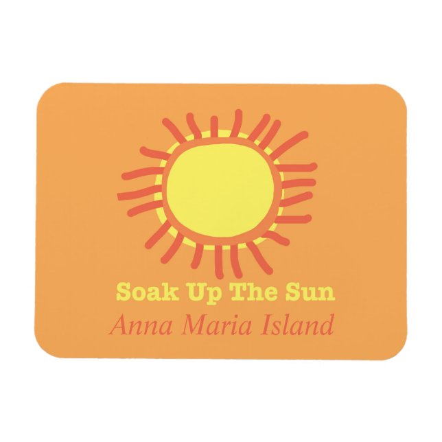 Anna Maria Island schnuppern den flexiblen Sonnenm Magnet (Horizontal)
