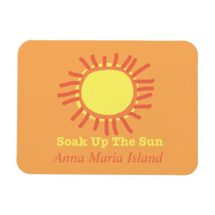 Anna Maria Island schnuppert den flexiblen Sonnenm Magnet