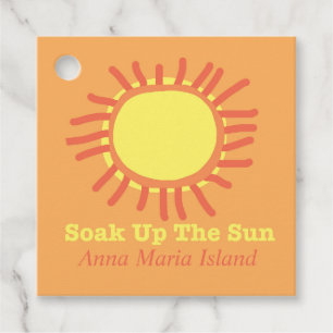 Anna Maria Island Soak Up Sun-Tag Geschenkanhänger