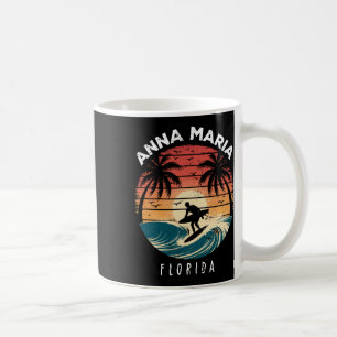 Anna Maria Strand Florida Surfboard Wellen Strand  Kaffeetasse