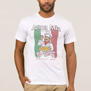 Anna Mia Italia Restaurant - Vintag erschüttert T-Shirt