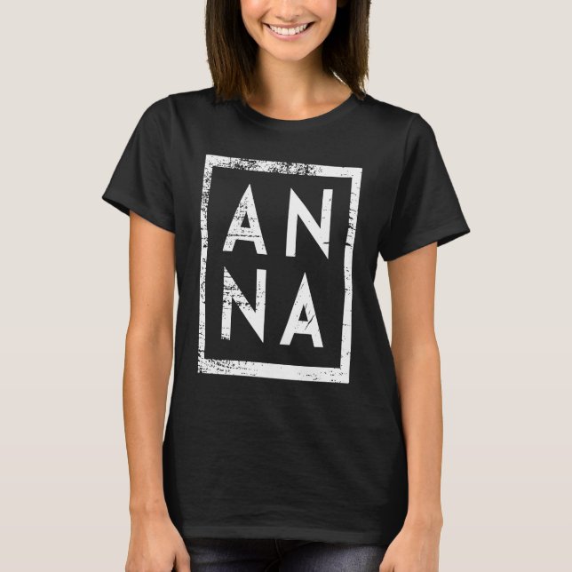 Anna Minimalismus T-Shirt (Vorderseite)