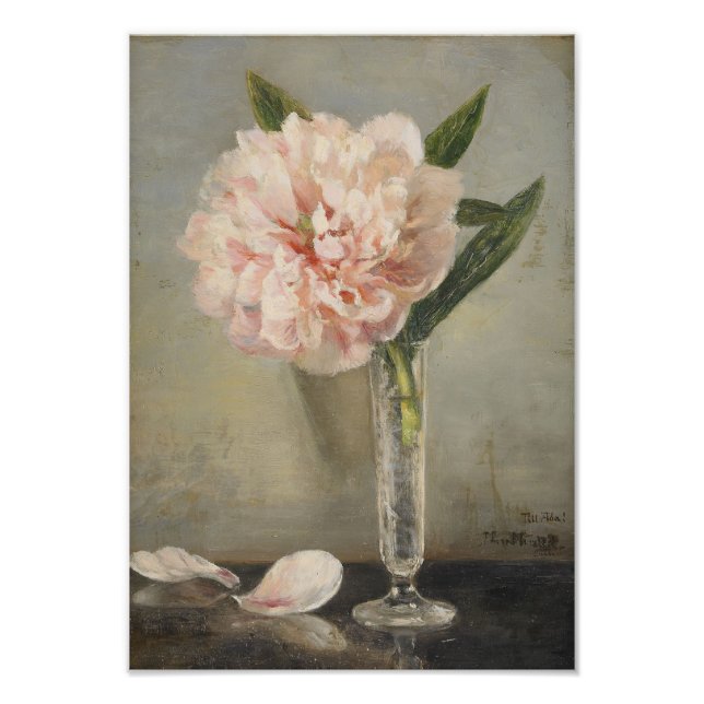 Anna Munthe-Norstedt Still Life with a Peony Fotodruck (Vorne)